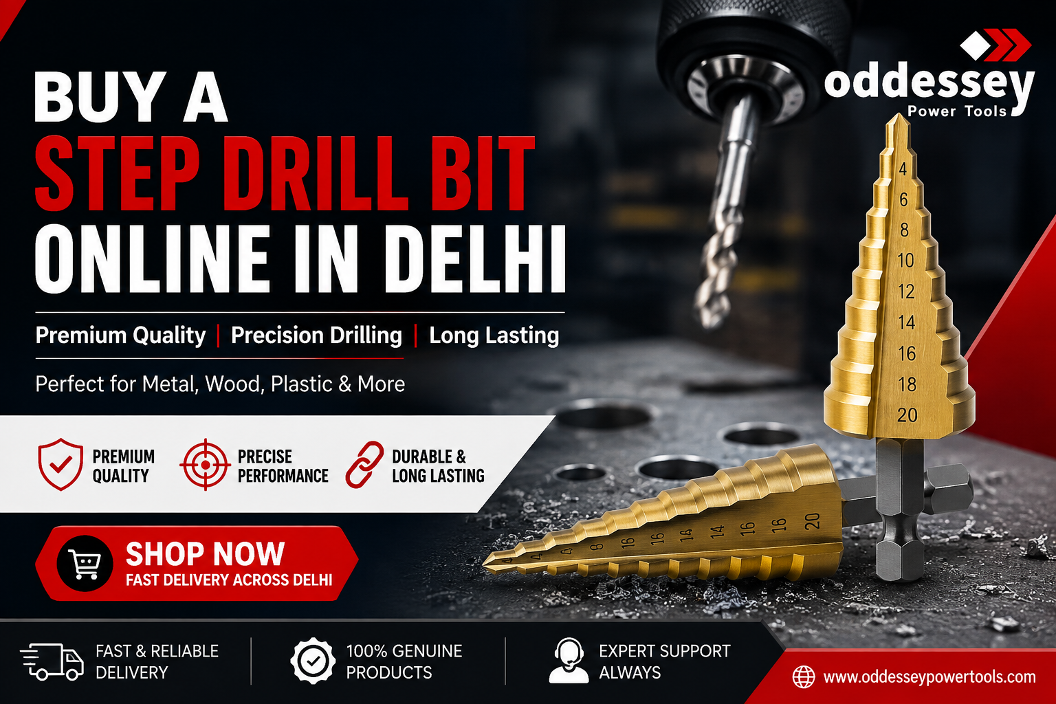 Buy a Step Drill Bit Online in Delhi