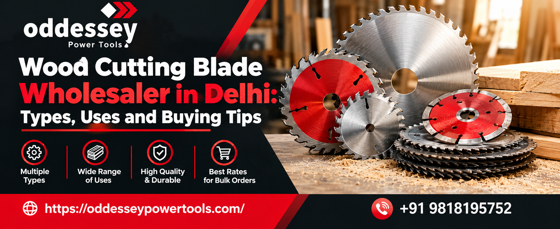 Wood Cutting Blade Wholesaler in Delhi